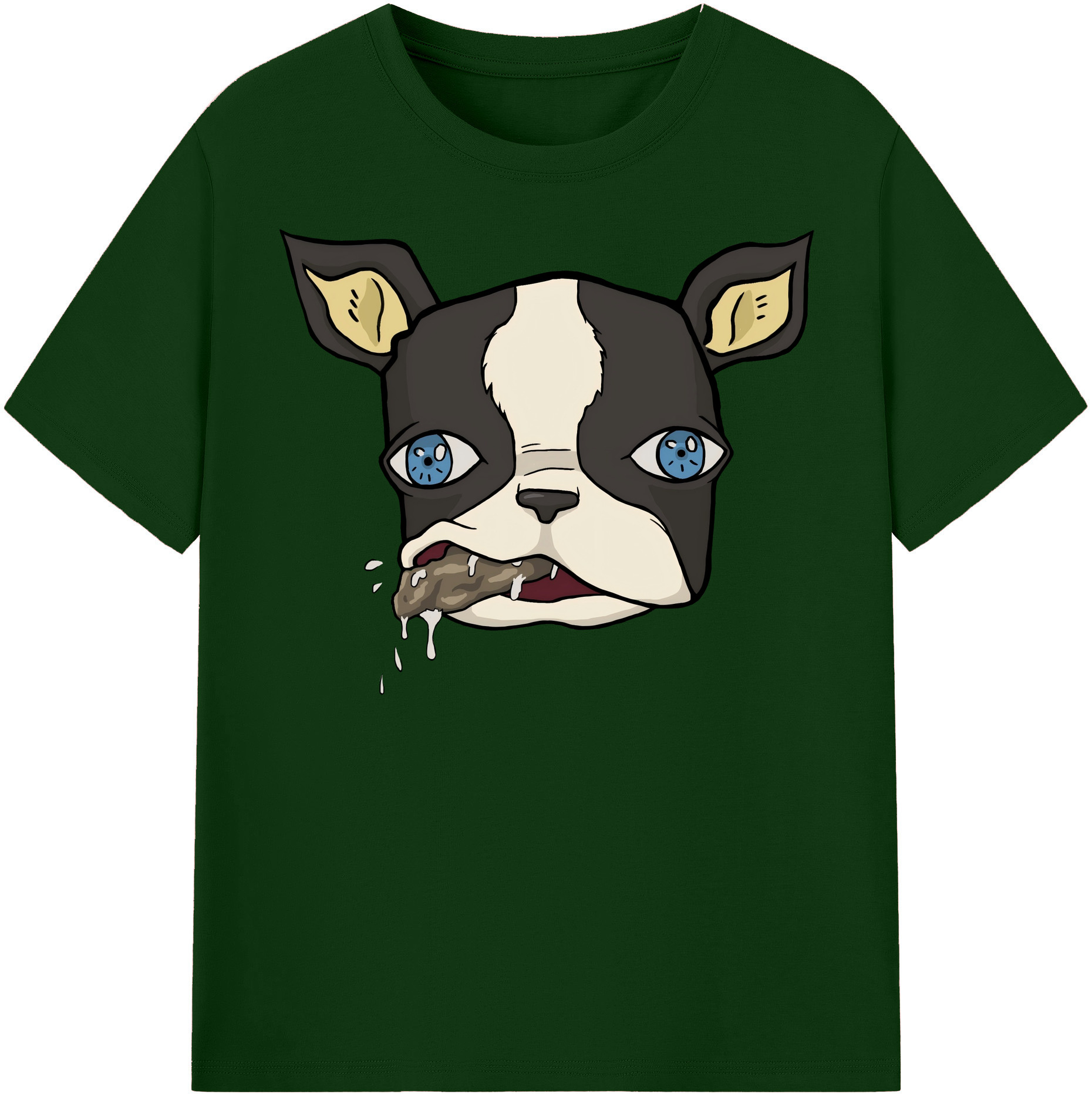 （画像用） ジョジョの奇妙な冒険 イギー JoJo's Bizarre Adventure Iggy 綿100％半袖Tシャツ（フロントプリント）